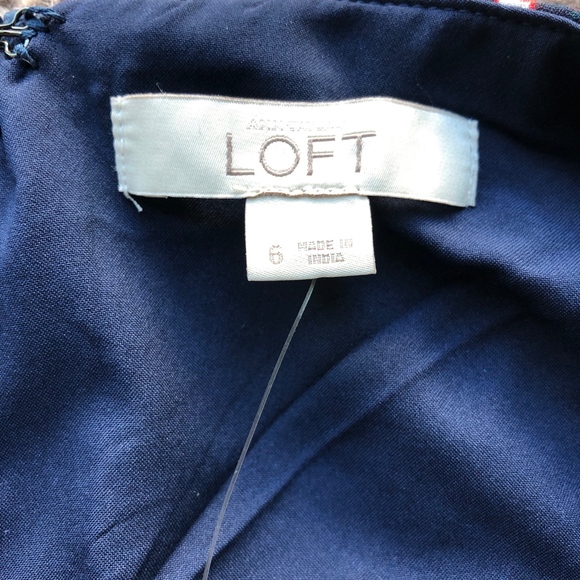 Ann Taylor LOFT Valley Floral Pleated Skirt Size 6 - Picture 3 of 8